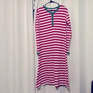 Hanna Andersonn adult striped nightgown dress pajama